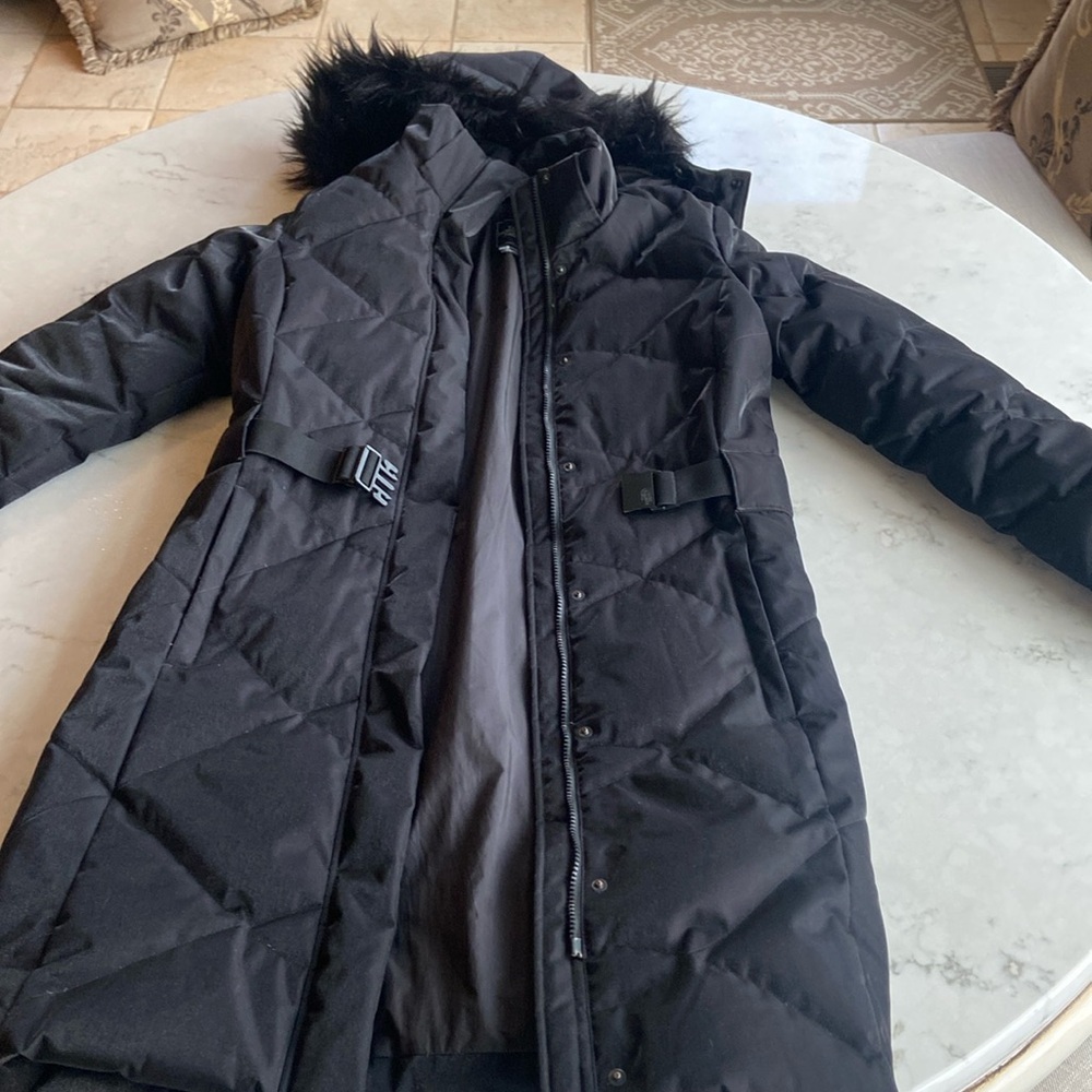 The North Face black coat, Size M